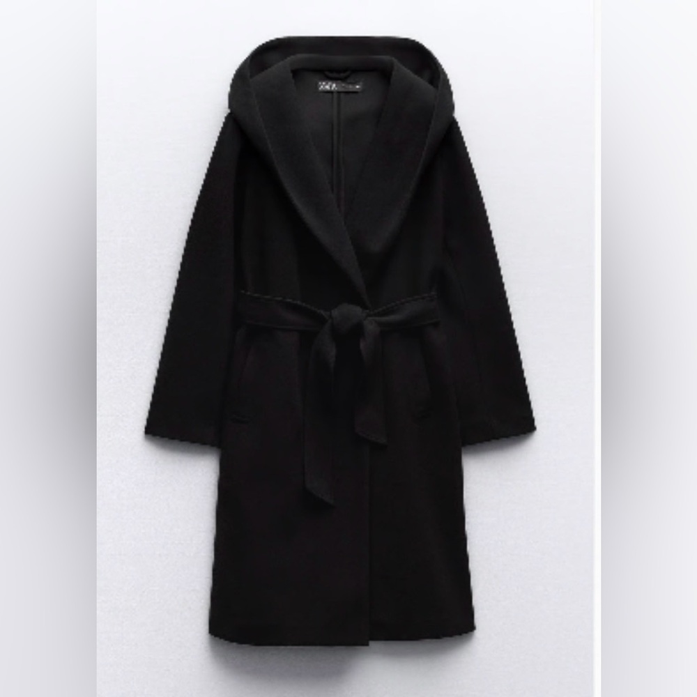 Zara Classic Black Coat
